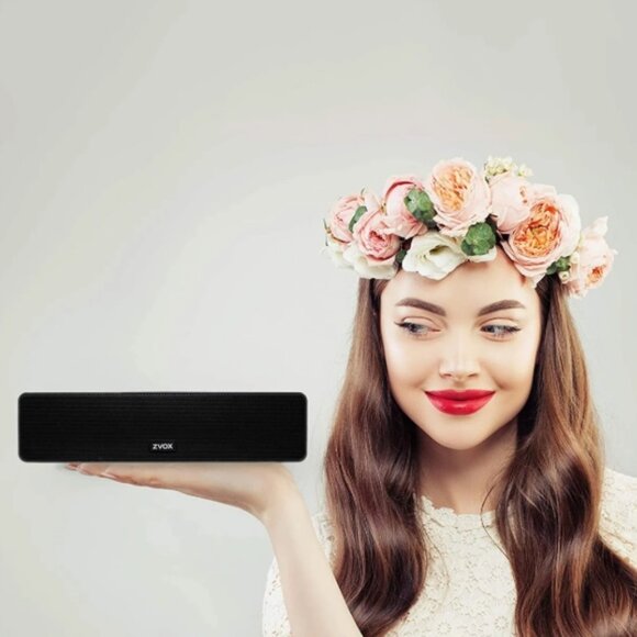 ZVOX AccuVoice AV100 TV Speaker with Hearing Aid Tech One Size Black - Picture 2 of 5